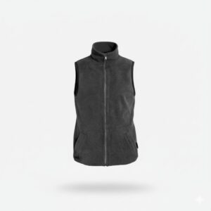 Chaleco de Polar con Cierre y Bolsillos